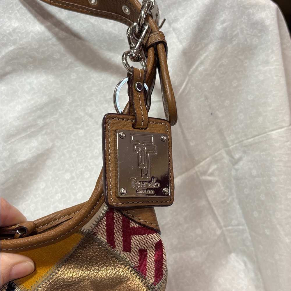 Tignanello Leather Patchwork Bag - image 7